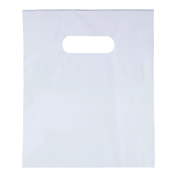 Digital Full-Color Die Cut Handle Plastic Bag with generous imprint area... from ASI 37940 Bag Makers Inc