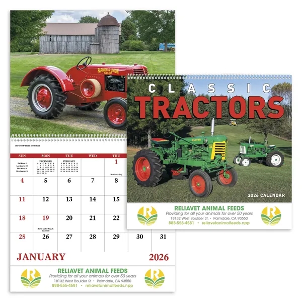 Classic Tractor - Spiral... from ASI 40480 Koozie Group / Norwood Triumph Calendar