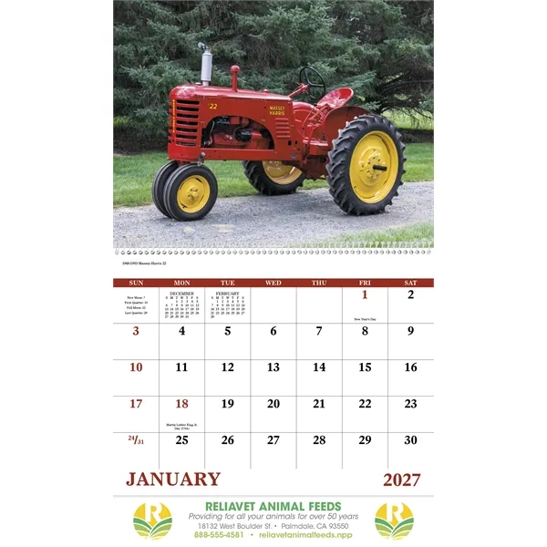 Classic Tractor - Spiral... from ASI 40480 Koozie Group / Norwood Triumph Calendar