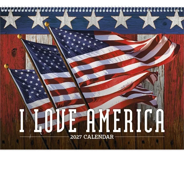 I Love America... from ASI 40480 Koozie Group / Norwood Triumph Calendar