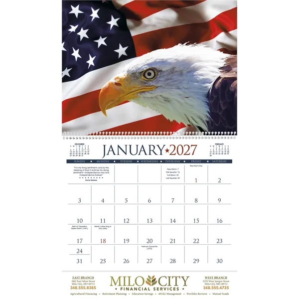 I Love America... from ASI 40480 Koozie Group / Norwood Triumph Calendar