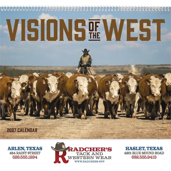 Visions of the West... from ASI 40480 Koozie Group / Norwood Triumph Calendar