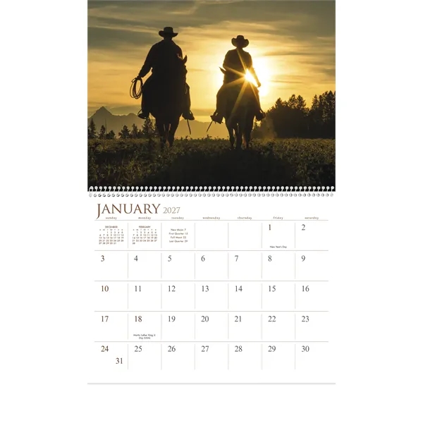 Visions of the West... from ASI 40480 Koozie Group / Norwood Triumph Calendar