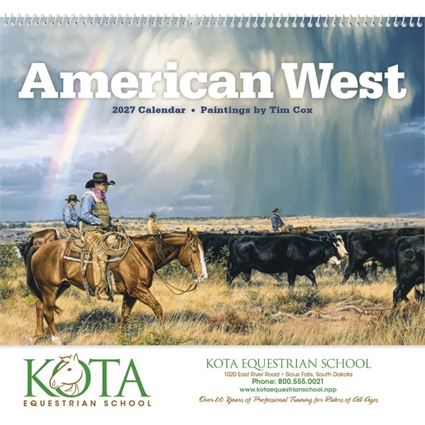 American West by Tim Cox... from ASI 40480 Koozie Group / Norwood Triumph Calendar