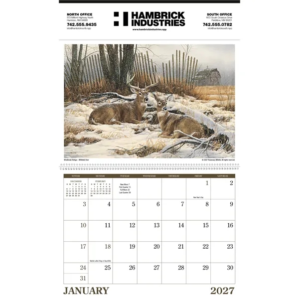 Wildlife Art... from ASI 40480 Koozie Group / Norwood Triumph Calendar