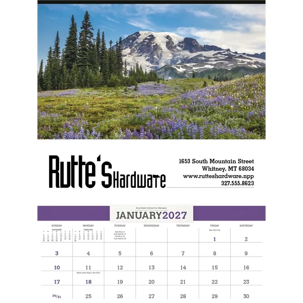 American Splendor with Date Blocks... from ASI 40480 Koozie Group / Norwood Triumph Calendar