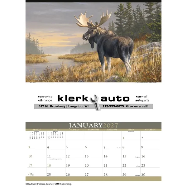 Wildlife Art by the Hautman Brothers... from ASI 40480 Koozie Group / Norwood Triumph Calendar