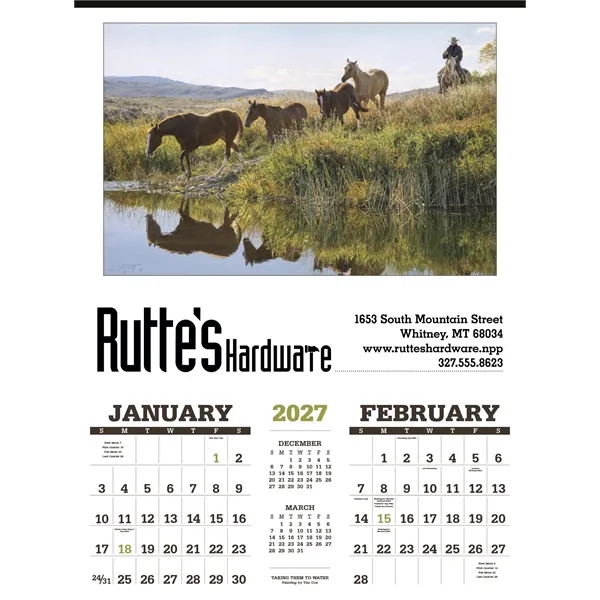 American West by Tim Cox... from ASI 40480 Koozie Group / Norwood Triumph Calendar