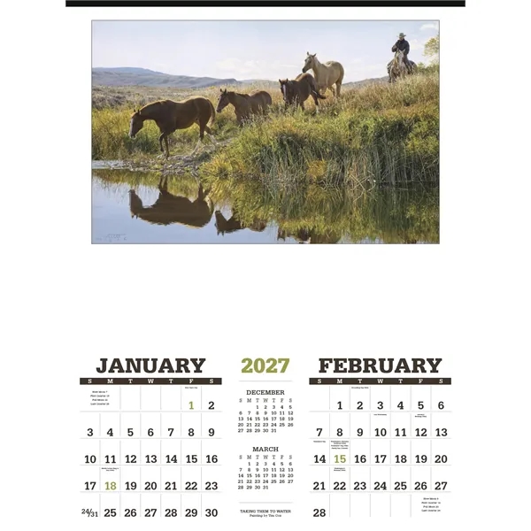American West by Tim Cox... from ASI 40480 Koozie Group / Norwood Triumph Calendar