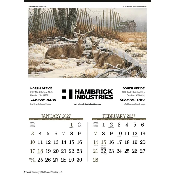 Wildlife Art... from ASI 40480 Koozie Group / Norwood Triumph Calendar