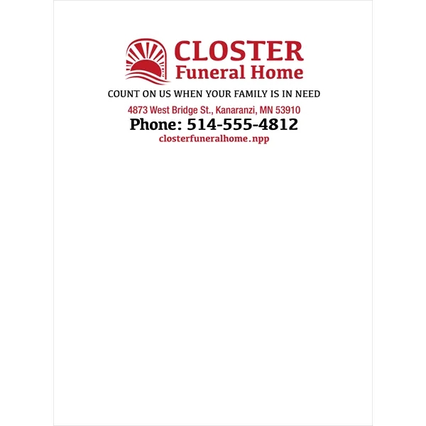 Gloss Paper Folder... from ASI 40480 Koozie Group