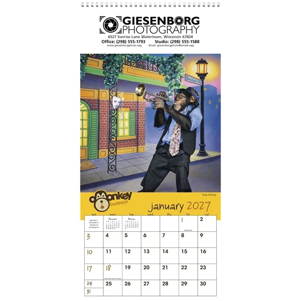 Monkey Business... from ASI 40480 Koozie Group / Norwood Triumph Calendar