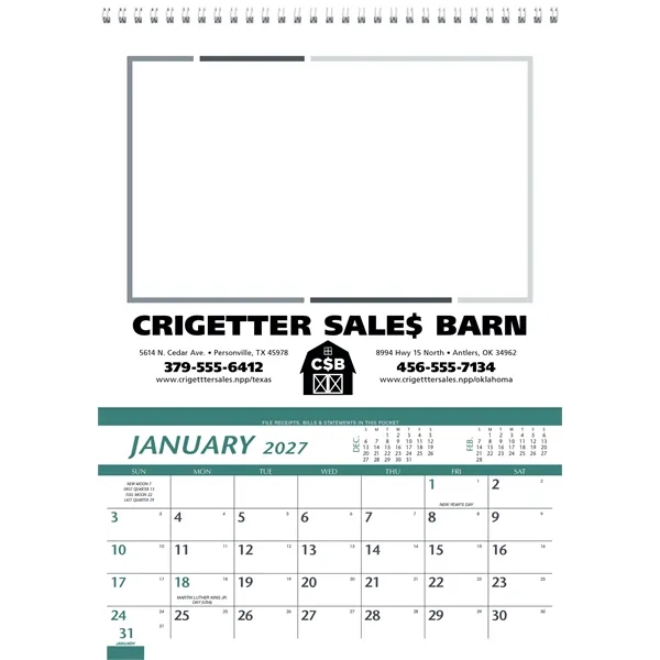 Farm Pocket... from ASI 40480 Koozie Group / Norwood Triumph Calendar