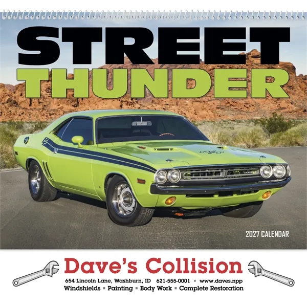 Street Thunder Appointment Calendar - Spiral... from ASI 40480 Koozie Group / HotLine®