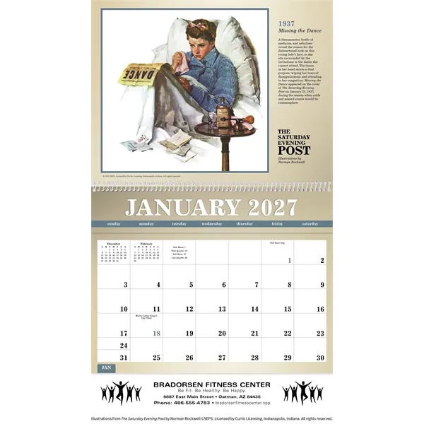 The Saturday Evening Post Deluxe Pocket... from ASI 40480 Koozie Group / Norwood Triumph Calendar