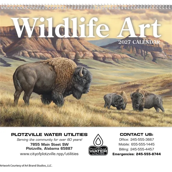 Wildlife Art Pocket... from ASI 40480 Koozie Group / Norwood Triumph Calendar