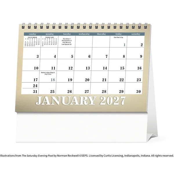 The Saturday Evening Post Large Desk... from ASI 40480 Koozie Group / Norwood Triumph Calendar