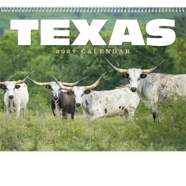 Texas Appointment Calendar - Spiral... from ASI 40480 Koozie Group / HotLine®