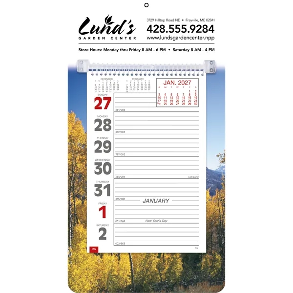 Full-Color Weekly Memo... from ASI 40480 Koozie Group / Norwood Triumph Calendar