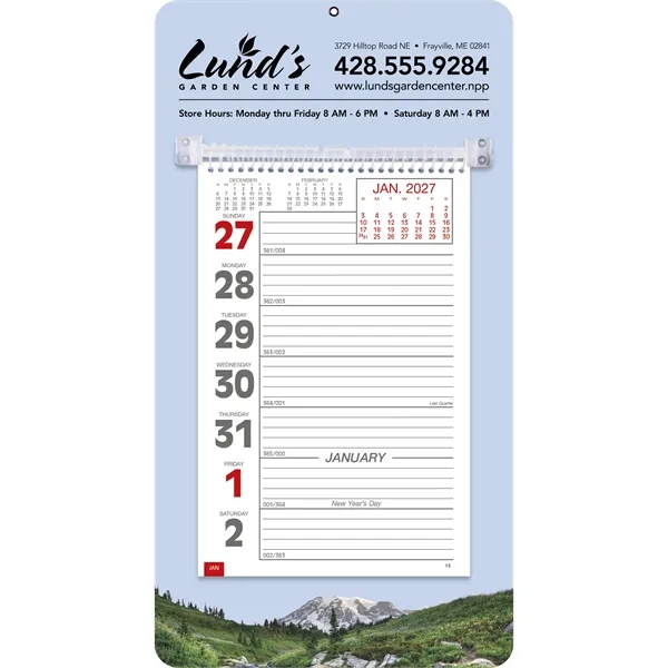 Full-Color Weekly Memo... from ASI 40480 Koozie Group / Norwood Triumph Calendar