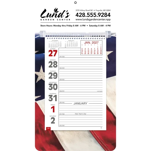 Full-Color Weekly Memo... from ASI 40480 Koozie Group / Norwood Triumph Calendar