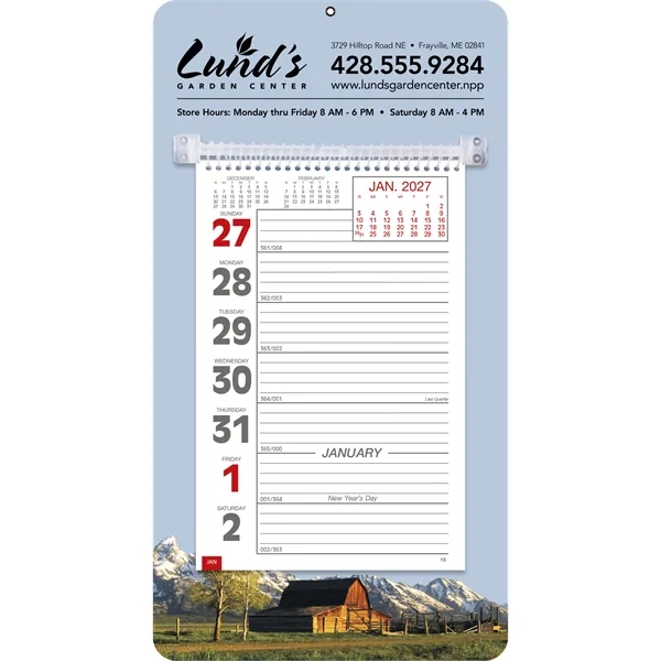 Full-Color Weekly Memo... from ASI 40480 Koozie Group / Norwood Triumph Calendar