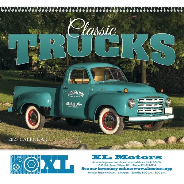 Classic Trucks Appointment Calendar - Spiral... from ASI 40480 Koozie Group / HotLine®