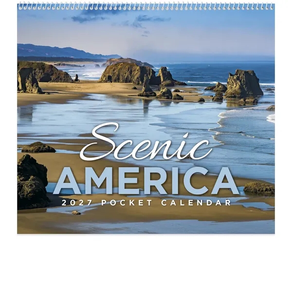 Scenic America® Pocket Calendar... from ASI 40480 Koozie Group / HotLine®