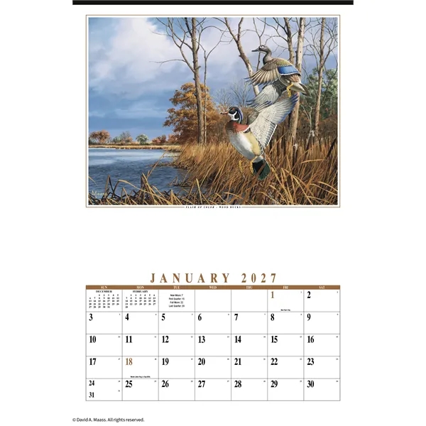 Maass Wildfowl® Executive Calendar... from ASI 40480 Koozie Group / HotLine®