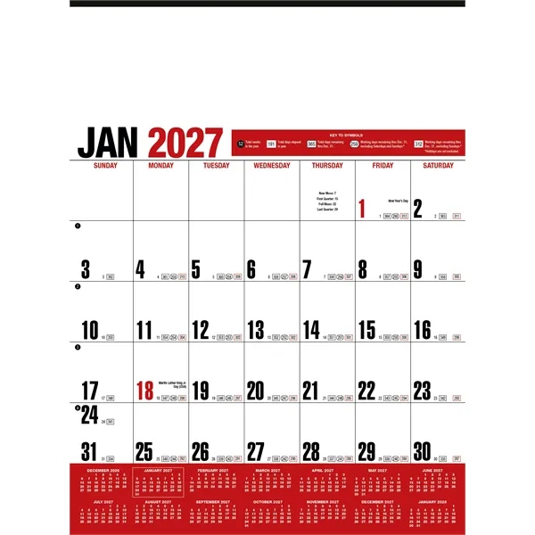 Yearly Record® Red Calendar... from ASI 40480 Koozie Group / HotLine®