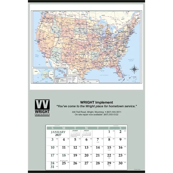 Jumbo Hanger (12-Month)... from ASI 40480 Koozie Group / Norwood Triumph Calendar