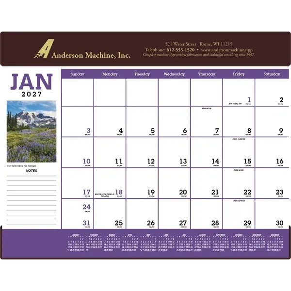 Scenic Desk Pad... from ASI 40480 Koozie Group / Norwood Triumph Calendar