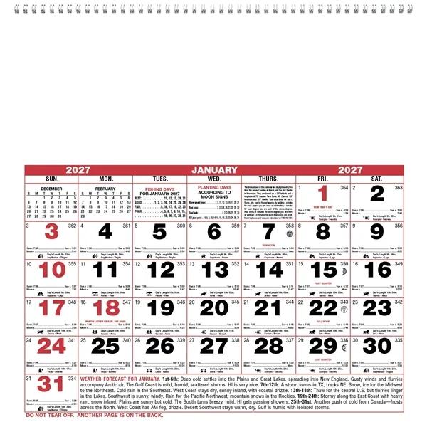 Small Almanac... from ASI 40480 Koozie Group / Norwood Triumph Calendar