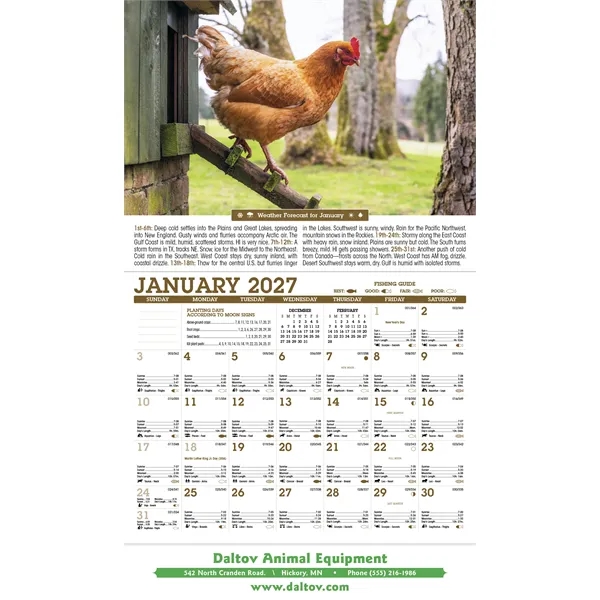 Scenic Almanac... from ASI 40480 Koozie Group / Norwood Triumph Calendar