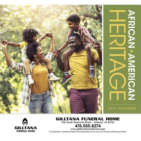African-American Heritage: Family... from ASI 40480 Koozie Group / Norwood Triumph Calendar