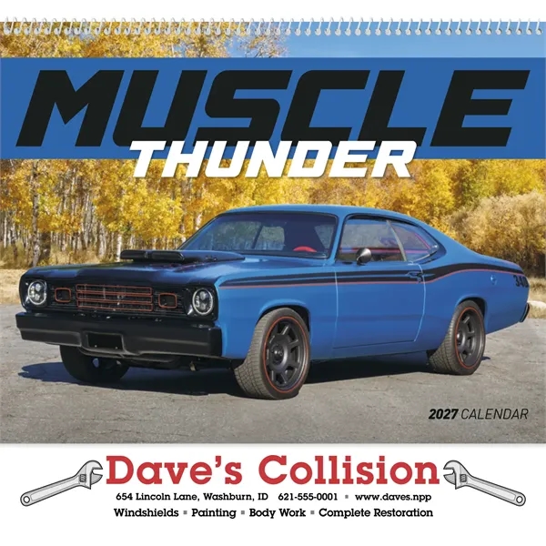 Muscle Thunder - Spiral... from ASI 40480 Koozie Group / Norwood Triumph Calendar