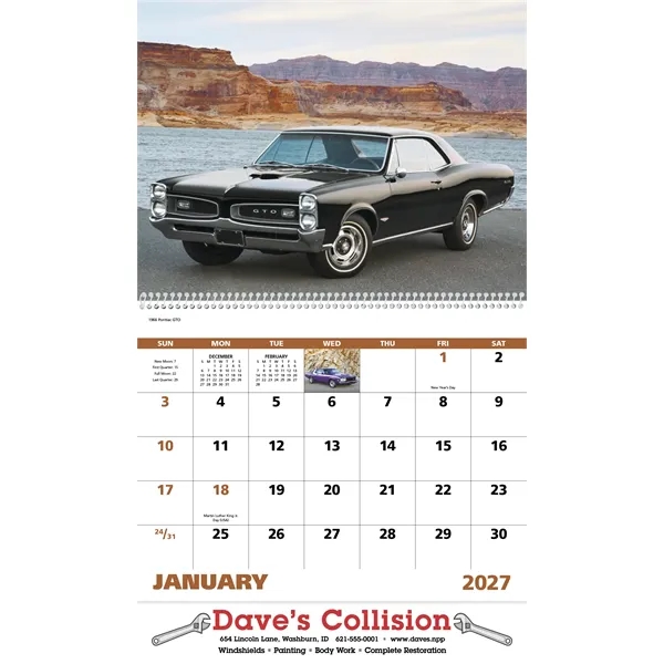 Muscle Thunder - Spiral... from ASI 40480 Koozie Group / Norwood Triumph Calendar
