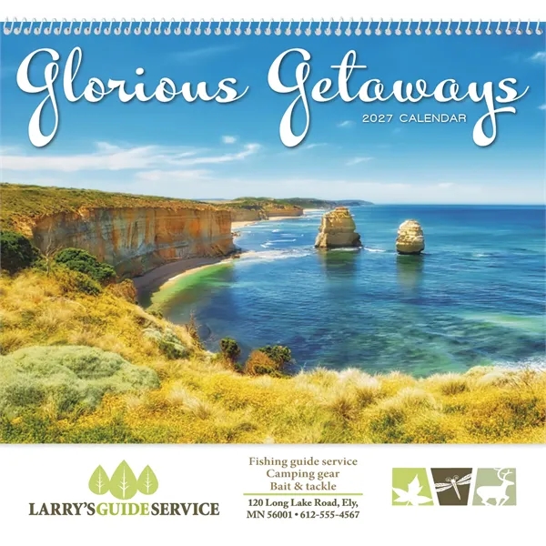 Glorious Getaways - Spiral... from ASI 40480 Koozie Group / Norwood Triumph Calendar