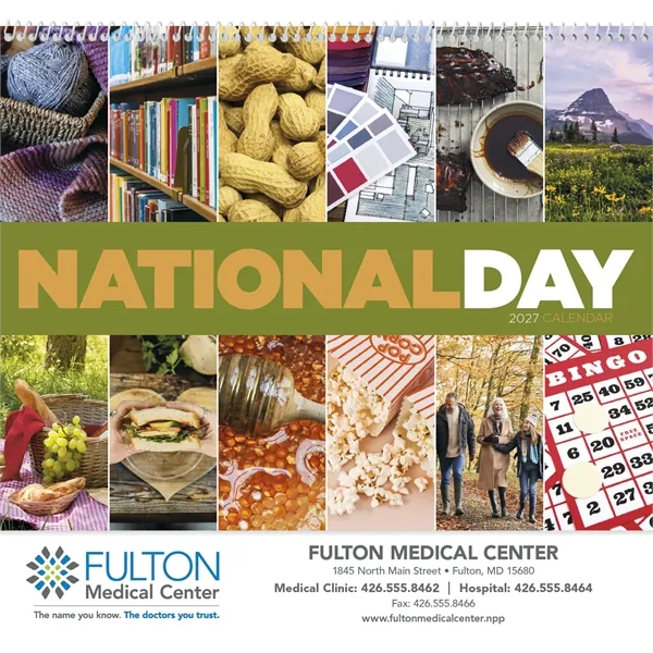 National Day - Spiral... from ASI 40480 Koozie Group / Norwood Triumph Calendar