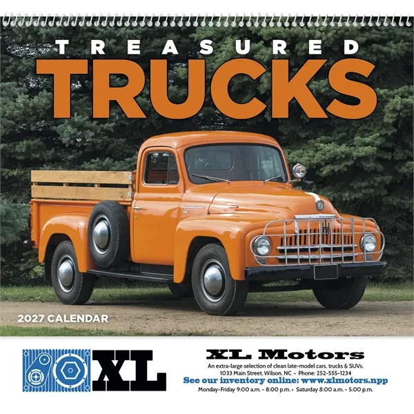 Treasured Trucks - Spiral... from ASI 40480 Koozie Group / Norwood Triumph Calendar