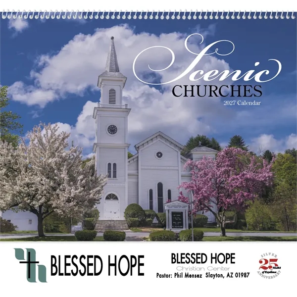 Scenic Churches - Spiral... from ASI 40480 Koozie Group / Norwood Triumph Calendar