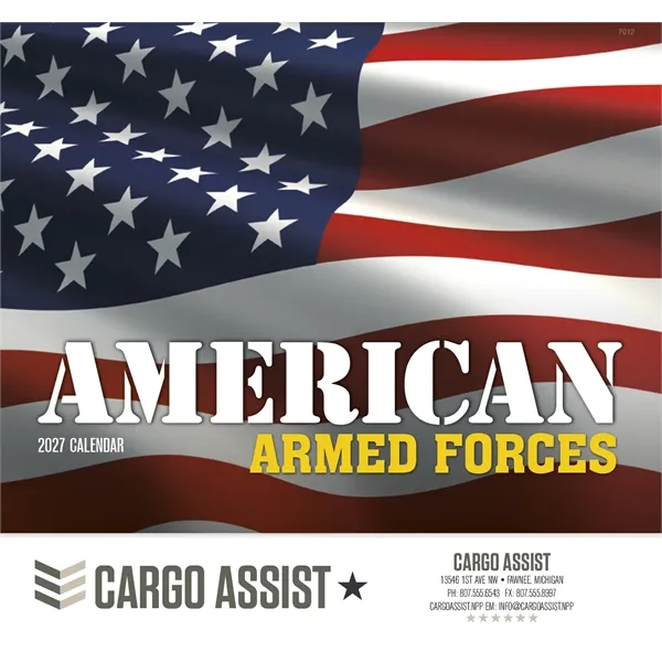 American Armed Forces - Stapled... from ASI 40480 Koozie Group / Norwood Triumph Calendar