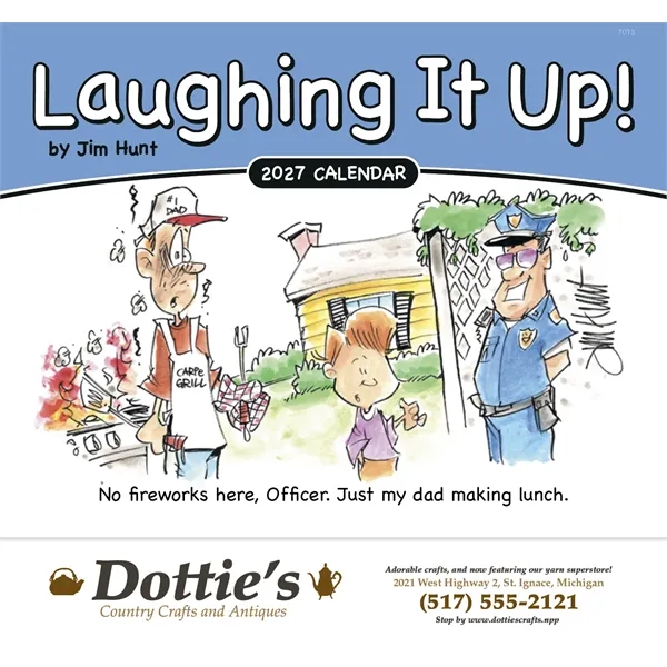 Laughing It Up - Stapled... from ASI 40480 Koozie Group / Norwood Triumph Calendar