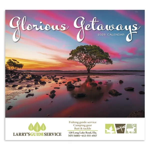 Glorious Getaways - Stapled... from ASI 40480 Koozie Group / Norwood Triumph Calendar