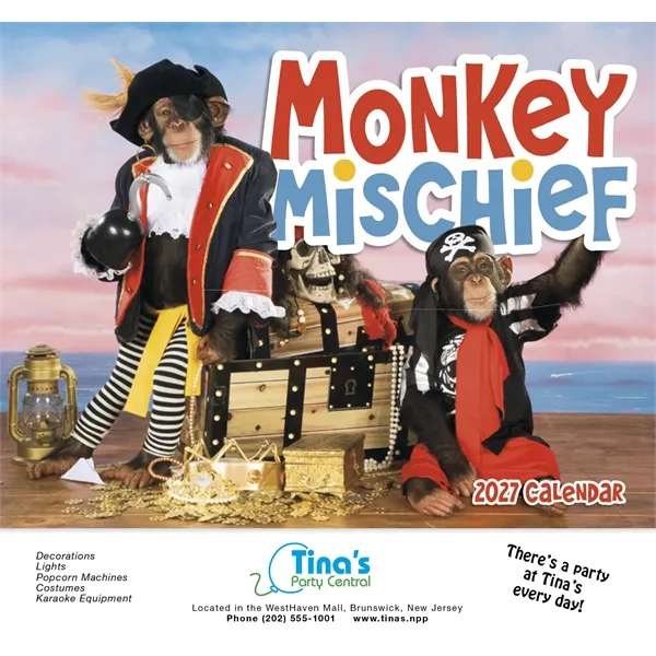 Monkey Mischief - Stapled... from ASI 40480 Koozie Group / Norwood Triumph Calendar