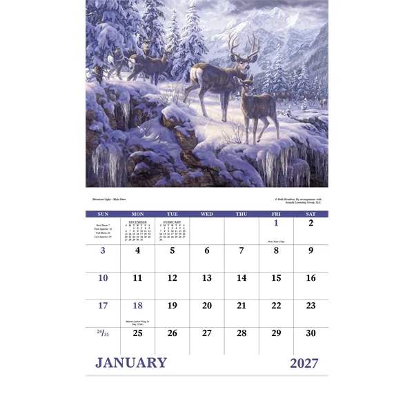 Wildlife Canvas - Stapled... from ASI 40480 Koozie Group / Norwood Triumph Calendar