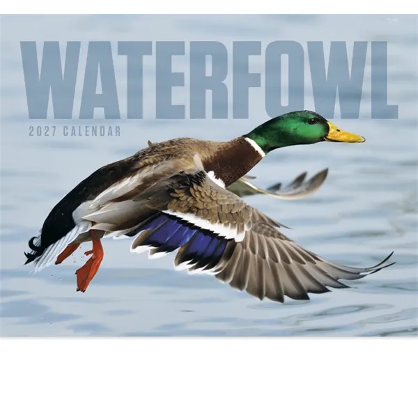11 x 19 2024 Waterfowl 13-month wall stapled calendar on 60#... from ASI 40480 Koozie Group / Norwood Triumph Calendar
