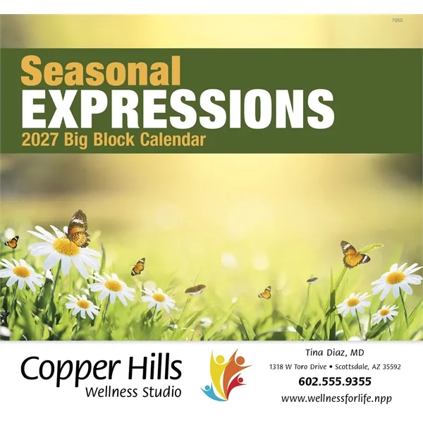 Seasonal Expressions Big Block - Stapled... from ASI 40480 Koozie Group