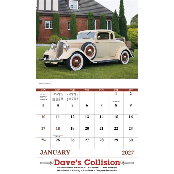 Antique Autos... from ASI 40480 Koozie Group / Norwood Triumph Calendar