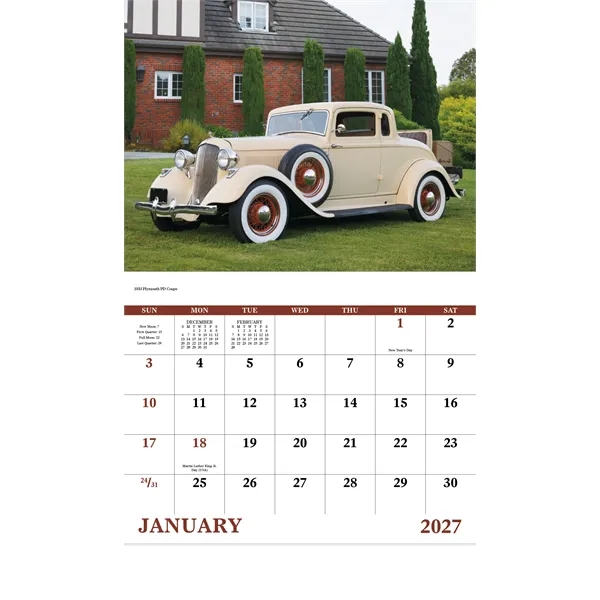 Antique Autos... from ASI 40480 Koozie Group / Norwood Triumph Calendar